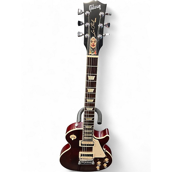 Used Gibson Les Paul Traditional Pro V WINE RED SATIN Solid Body Electric Guitar