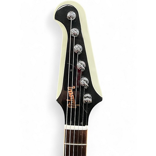 Used Gibson FIREBIRD V WHITE Solid Body Electric Guitar