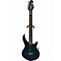 Used Sterling by Music Man MAJ200X QM John Petrucci Signature Majesty DiMarzio Cerulean Blue Solid Body Electric Guitar thumbnail
