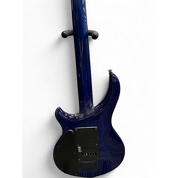 Used Sterling by Music Man MAJ200X QM John Petrucci Signature Majesty DiMarzio Cerulean Blue Solid Body Electric Guitar