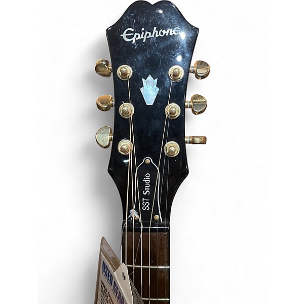 Used Epiphone SST Studio Black Acoustic Electric Guitar