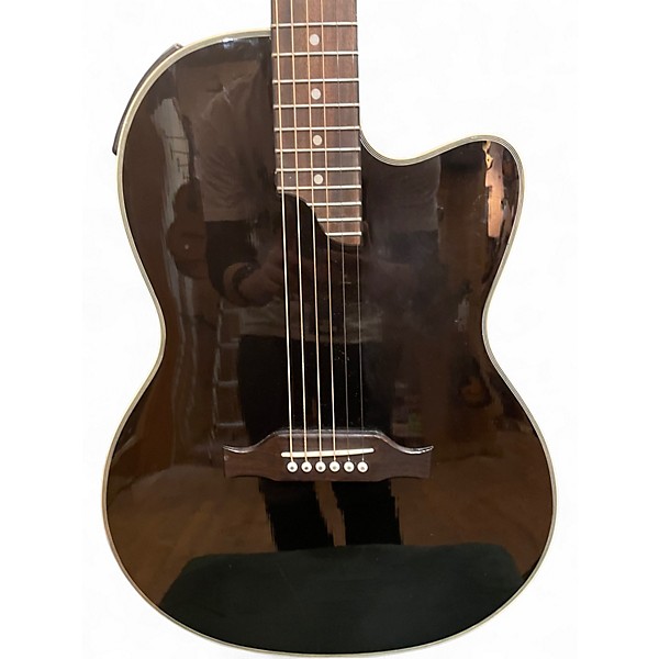 Used Epiphone SST Studio Black Acoustic Electric Guitar