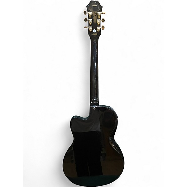 Used Epiphone SST Studio Black Acoustic Electric Guitar