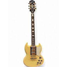 Used Epiphone Les Paul Custom SG Antique White Solid Body Electric Guitar