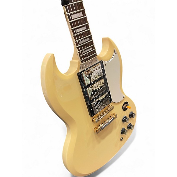 Used Epiphone Les Paul Custom SG Antique White Solid Body Electric Guitar
