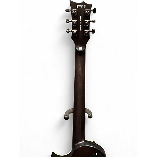 Used ESP LTD EC401QM THRU BLACK Solid Body Electric Guitar