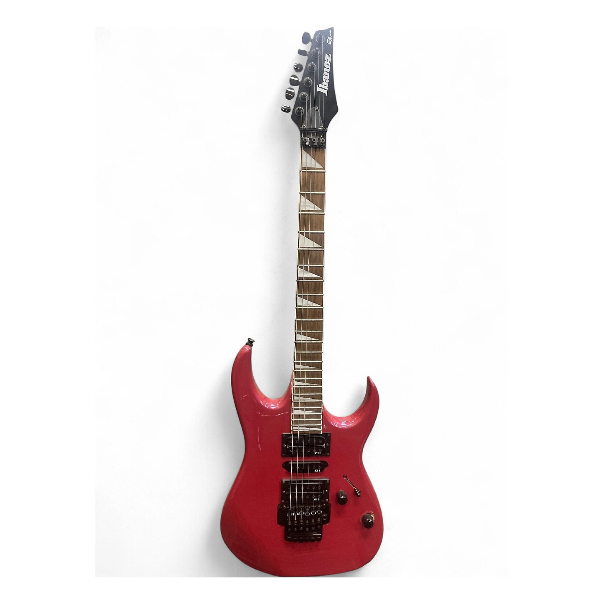 Used Ibanez ex370 Maroon Solid Body Electric Guitar Maroon