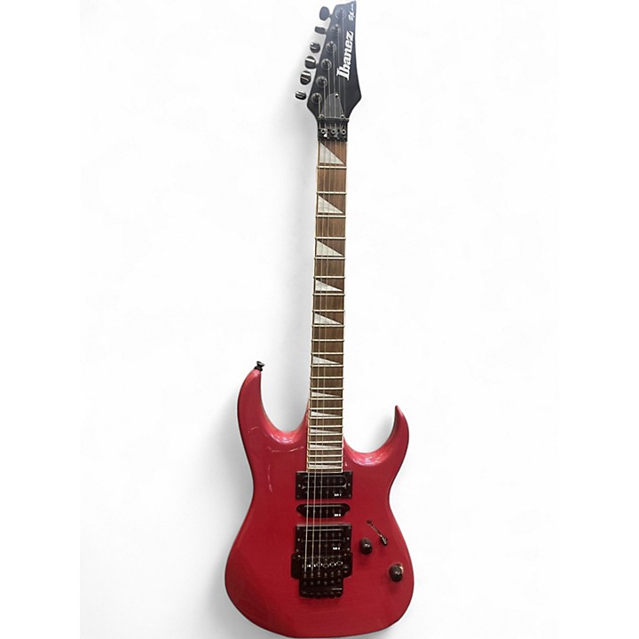 Used Ibanez ex370 Maroon Solid Body Electric Guitar Maroon