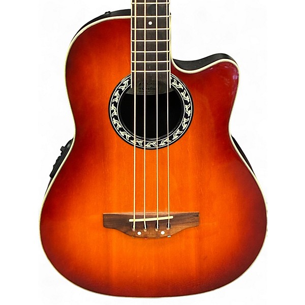 Used Applause AE140-4 Sunburst Acoustic Bass Guitar