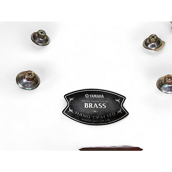 Used Yamaha 6.5X13 Custom Handcrafted Brass Drum