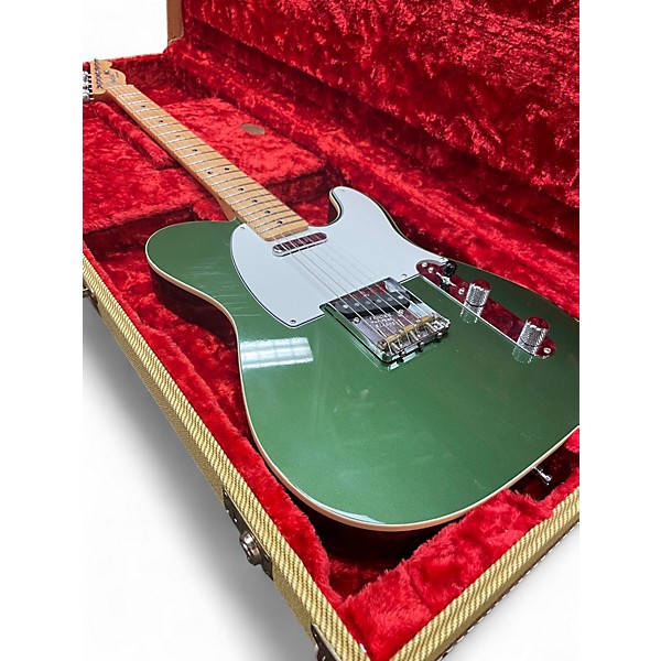 Used Fender Custom Shop  2 Tone Telecaster Cadillac Green on Walnut Solid Body Electric Guitar