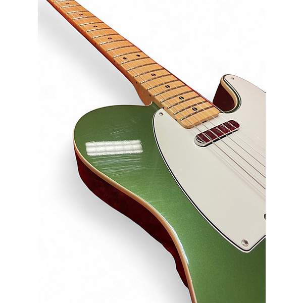 Used Fender Custom Shop  2 Tone Telecaster Cadillac Green on Walnut Solid Body Electric Guitar