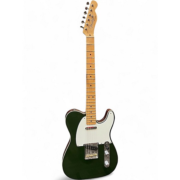Used Fender Custom Shop  2 Tone Telecaster Cadillac Green on Walnut Solid Body Electric Guitar
