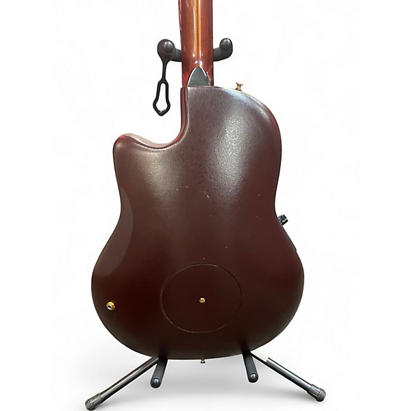 Used Ovation Model No 1985-1 Sunburst Acoustic Electric Guitar