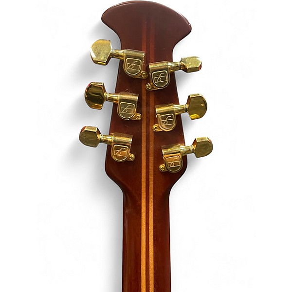 Used Ovation Model No 1985-1 Sunburst Acoustic Electric Guitar