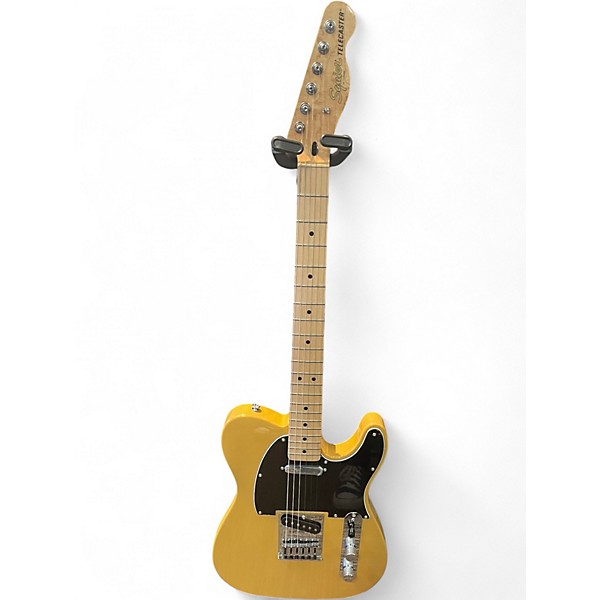 Used Squier Telecaster Butterscotch Solid Body Electric Guitar