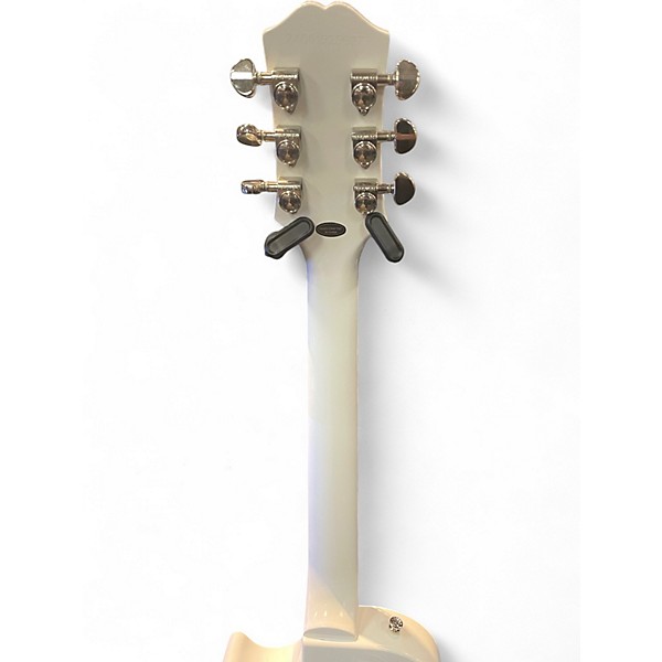 Used Epiphone Les Paul Studio Black and White Solid Body Electric Guitar