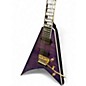 Used Jackson Pro Series Rhoads RR24Q Transparent Purple Solid Body Electric Guitar