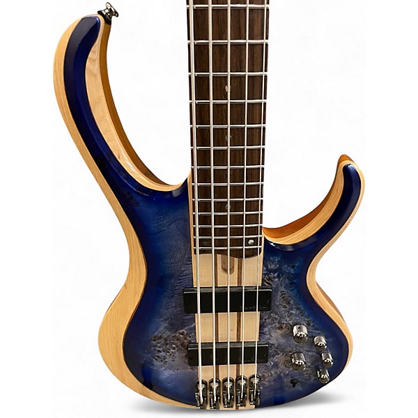 Used Ibanez BTB845 Blue Burst Electric Bass Guitar
