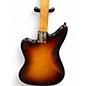 Vintage 1980s Fender 62 RI JAGUAR 3 Tone Sunburst Solid Body Electric Guitar