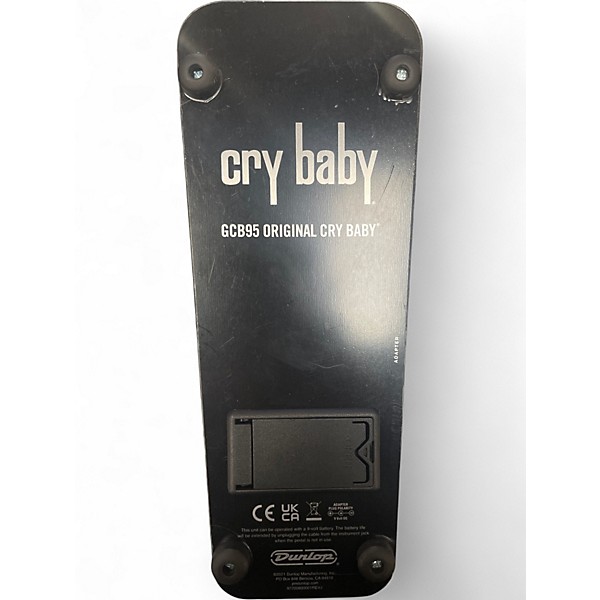 Used Dunlop GCB95 Original Crybaby Wah Effect Pedal
