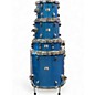 Used Ludwig 5 Piece ELEMENT BLUE SPARKLE Drum Kit