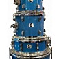 Used Ludwig 5 Piece ELEMENT BLUE SPARKLE Drum Kit