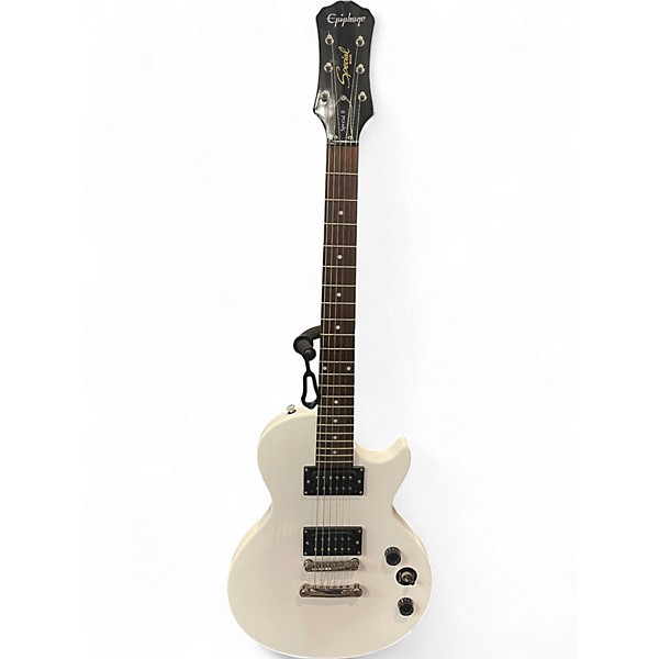 Used Epiphone Les Paul Special II white Solid Body Electric Guitar