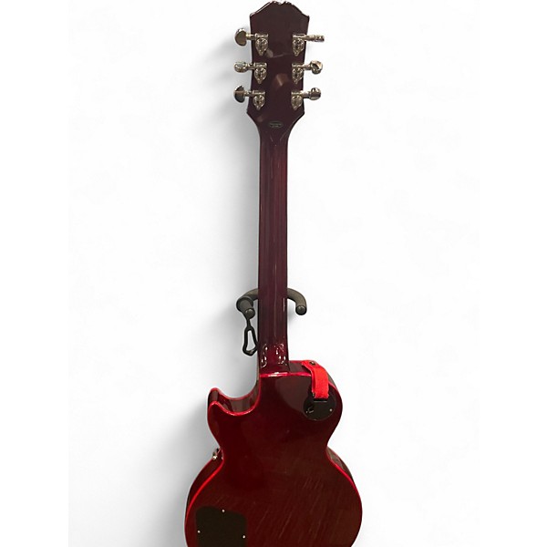 Used Epiphone Les Paul Custom Widow transparent red Solid Body Electric Guitar