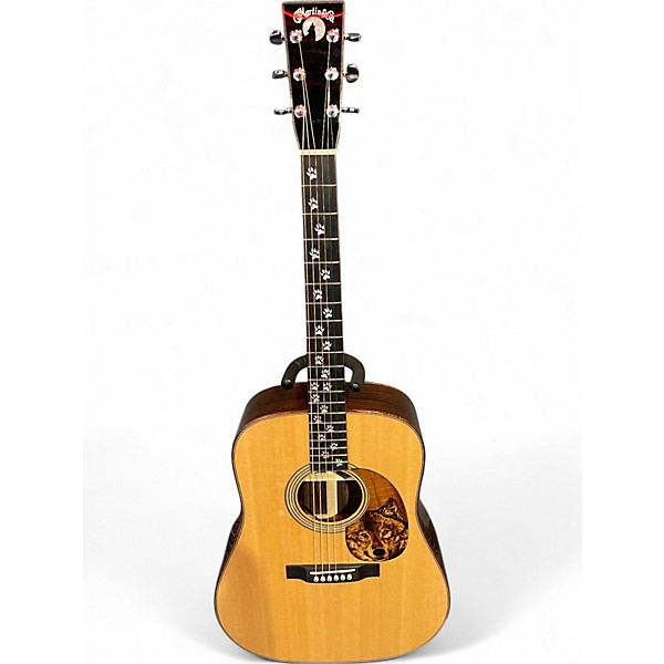 Used 2017 Martin Custom Shop D28 Wolf Natural Acoustic Electric Guitar