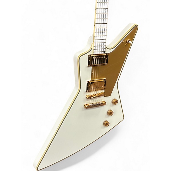 Used Epiphone lzzy hale explorer Alpine White Hollow Body Electric Guitar