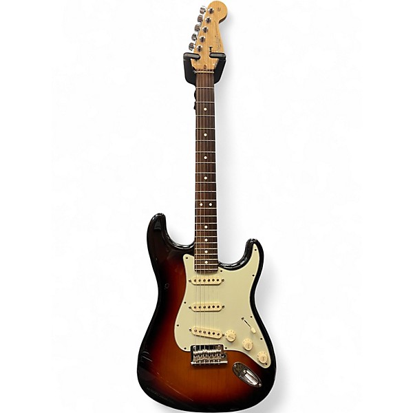 Used 2019 Fender American Professional Stratocaster SSS 3 Tone Sunburst Solid Body Electric Guitar