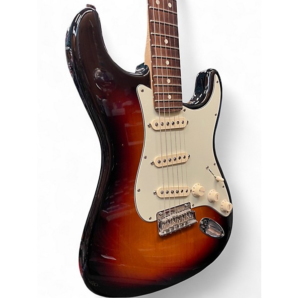 Used 2019 Fender American Professional Stratocaster SSS 3 Tone Sunburst Solid Body Electric Guitar