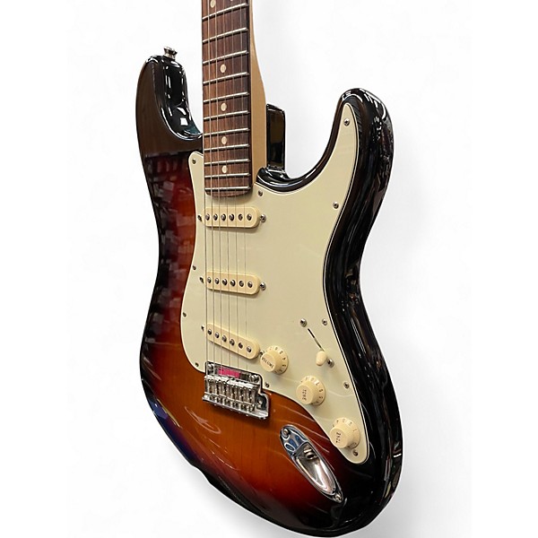 Used 2019 Fender American Professional Stratocaster SSS 3 Tone Sunburst Solid Body Electric Guitar
