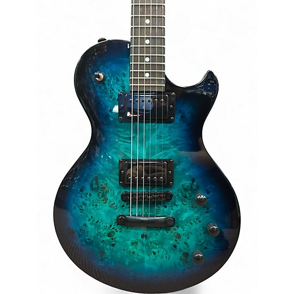 Used Schecter Guitar Research Diamond Solo II Standard Ocean Blue Burst Solid Body Electric Guitar