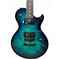 Used Schecter Guitar Research Diamond Solo II Standard Ocean Blue Burst Solid Body Electric Guitar