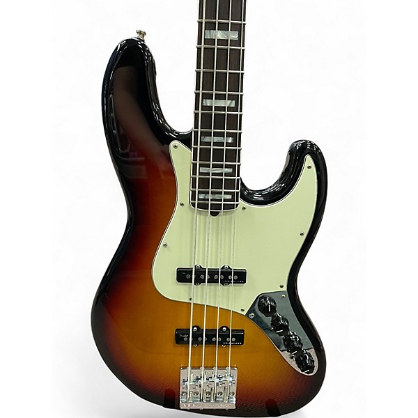 Used 2020 Fender American Ultra Jazz Bass 3 Color Sunburst Electric Bass Guitar