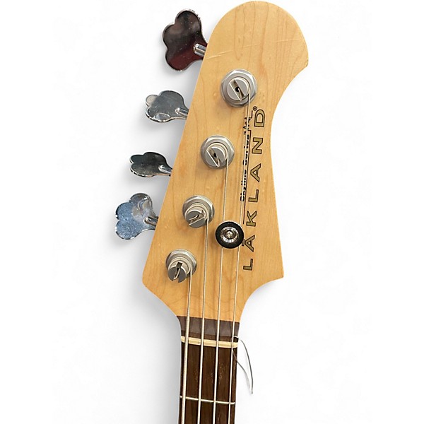 Used Lakland 44-02 Skyline Series Spalted Maple Electric Bass Guitar