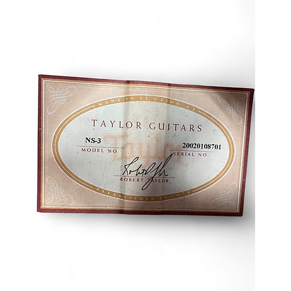 Used 2002 Taylor NS34CE Natural Classical Acoustic Electric Guitar