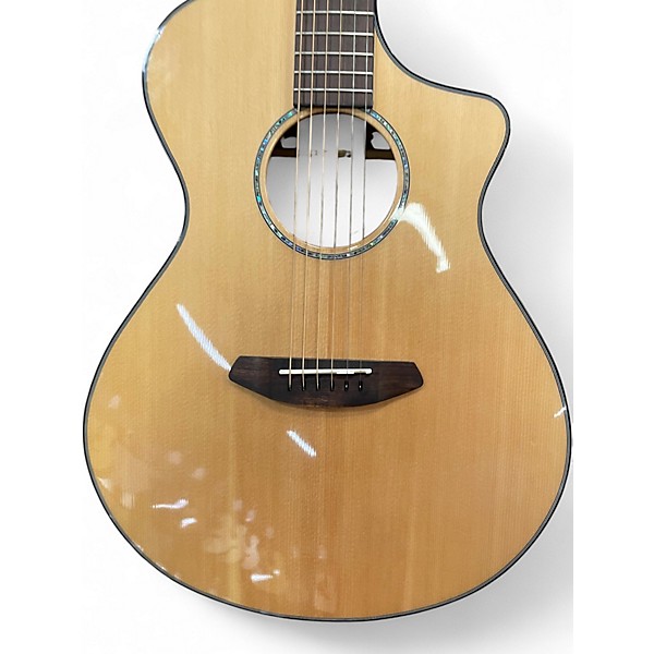 Used Breedlove Pursuit Concert Natural Acoustic Electric Guitar