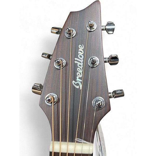 Used Breedlove Pursuit Concert Natural Acoustic Electric Guitar