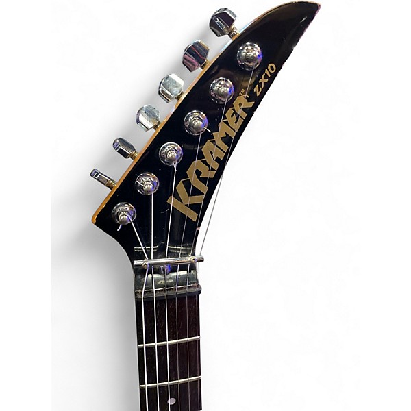 Used Kramer ZX10 Black Solid Body Electric Guitar