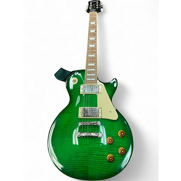 Used Epiphone Les Paul Standard GREEN BURST Solid Body Electric Guitar