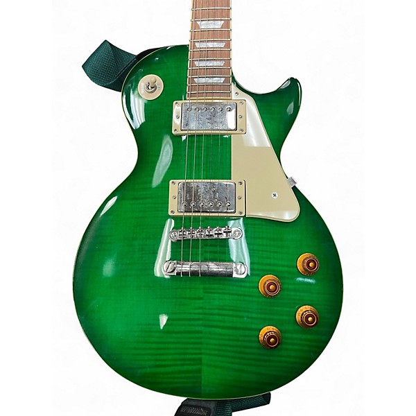 Used Epiphone Les Paul Standard GREEN BURST Solid Body Electric Guitar