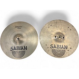 Used SABIAN 14in AA Sizzle Hi Hat Pair Cymbal