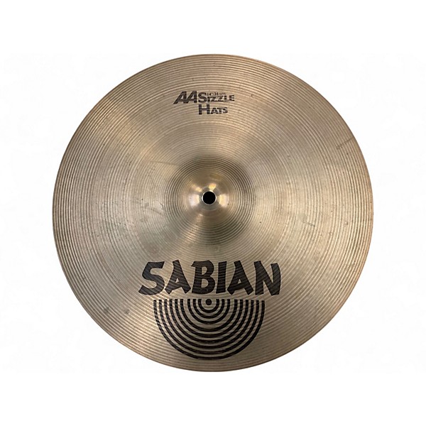 Used SABIAN 14in AA Sizzle Hi Hat Pair Cymbal