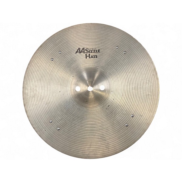 Used SABIAN 14in AA Sizzle Hi Hat Pair Cymbal