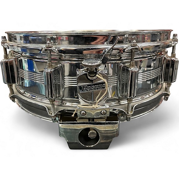 Used Rogers 5.5X14 "BIG R" DYNASONIC SNARE STEEL Drum