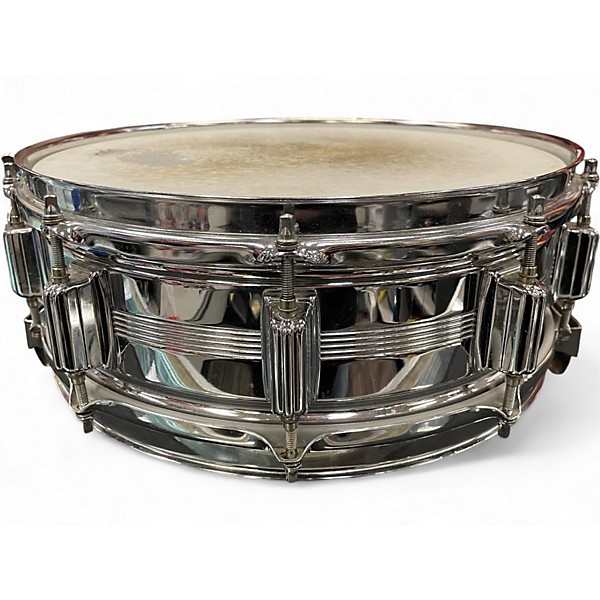 Used Rogers 5.5X14 "BIG R" DYNASONIC SNARE STEEL Drum