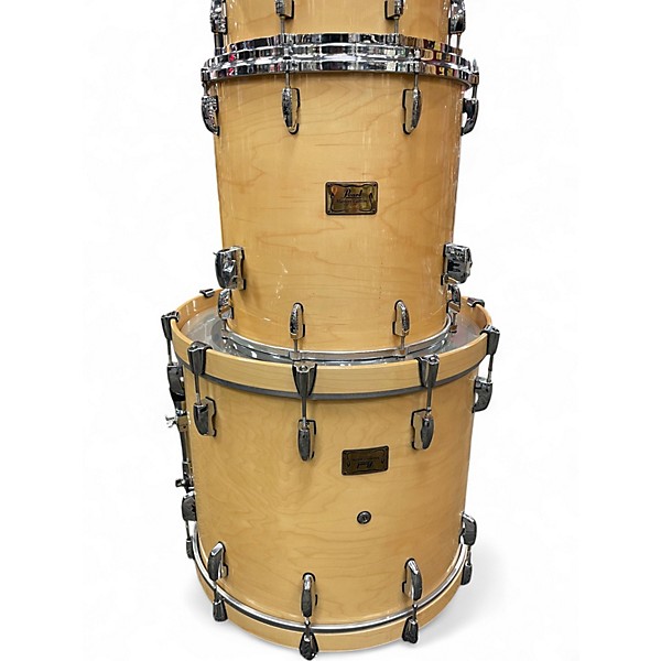 Used Pearl 5 Piece MASTERS CUSTOM MAPLE Natural Drum Kit